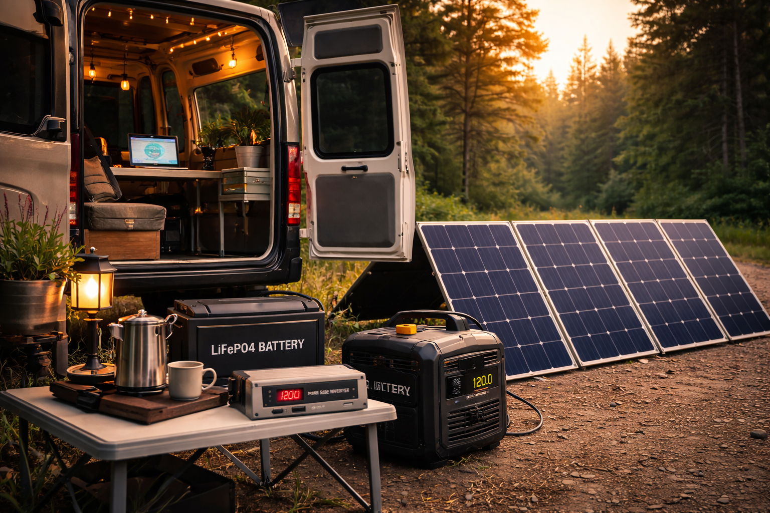 Off-Grid Power for a Mobile Workstation: Solar, Battery & Generator Planning That Works