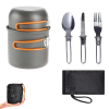 Outdoor Camping Cooking Kit | Portable Non-Stick Pot and Bowl Set