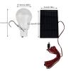 15W Portable Solar LED Bulb – Solar Powered Light for Camping & Fishing