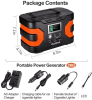 Flashfish EA150 Portable Power Station | 166 Wh 200 W Peak Solar Generator for Camping