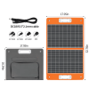 Flashfish EA150 200 W Power Station + 60 W Solar Panel | 166 Wh CPAP Battery Kit for Camping