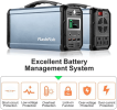 Flashfish 300 W Solar Generator | 222 Wh / 60 000 mAh Portable Power Station for Camping