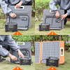 60W Foldable Solar Panel 18V | USB QC3.0 & DC Output for Portable Generators