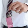 Fang Keychain Stun Gun – 60M Volt Rechargeable with Flashlight & Battery Meter -  Purple