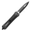 OTF Automatic Knife – Black Double Edge Blade with One-Touch Deployment