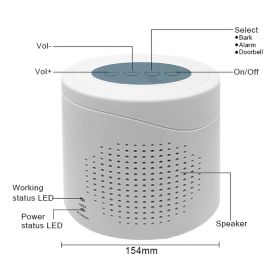 Barking Dog Alarm – Motion-Activated Travel Security with Remote & 3 Sound Modes