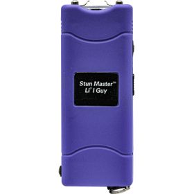 Lil Guy Stun Gun – 60M Volt Rechargeable with Flashlight & Holster - Purple