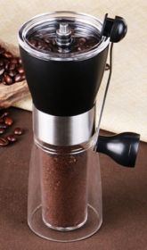 Manual Coffee Grinder with Ceramic Burrs | Handheld Mill for Coffee & Spices