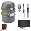 Outdoor Camping Cooking Kit | Portable Non-Stick Pot and Bowl Set