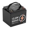 VEVOR 12V 50Ah LiFePO₄ Battery | Deep Cycle Lithium Battery with BMS