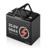 24V 50Ah LiFePO4 Battery 1280Wh | Bluetooth, 30A BMS, 4000+ Cycles