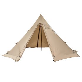VEVOR 4–6 Person Hot Tent | Portable Winter Tipi Tent with Stove Jack