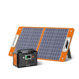 Flashfish 200 W Portable Power Station + 60 W Solar Panel | 40800 mAh Generator Kit