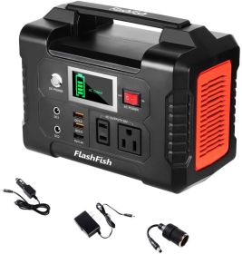 FlashFish 200W Portable Power Station 151Wh | AC, DC & USB Solar Generator