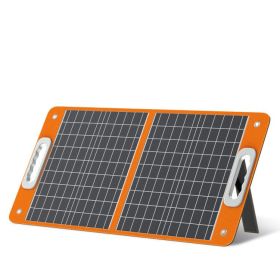 60W Foldable Solar Panel 18V | USB QC3.0 & DC Output for Portable Generators