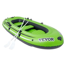 VEVOR 3-Person Inflatable Boat | PVC Raft Kayak