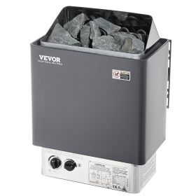 9KW Sauna Heater with Built-In Controls | Wall-Mount Electric Sauna Stove