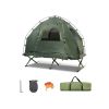 1-Person Folding Camping Tent – 5-in-1 Combo with Cot & Air Mattress