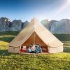 VEVOR 3–5 Person Canvas Glamping Bell Tent | Waterproof Yurt w/ Stove Jack