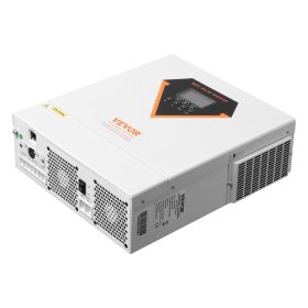 VEVOR Hybrid Solar Inverter, 3500W, All in One Pure Sine Wave Power Inverter Charger, 24V DC to Single-Phase 220/230V AC