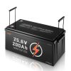 VEVOR 24V 200Ah LiFePO₄ Battery | Deep Cycle Lithium Battery with 100A BMS
