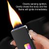 Premium Dual Flame Butane Lighter – Windproof Jet & Soft Flame Gift-Ready