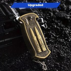 Military Style Butane Lighter – Windproof 3-in-1 Survival Tool with Bottle Opener