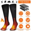 Rechargeable Heated Socks – 4-Level Electric Foot Warmers for Men & Women, Skiing & Cold Weather