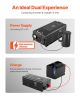 VEVOR 5000W Pure Sine Wave Inverter Charger | 24V DC to 120V AC Power Inverter