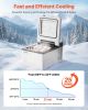 VEVOR 10 Qt Portable Refrigerator | 12V / 24V Compact Car Fridge with USB