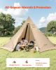 VEVOR 4–6 Person Hot Tent | Portable Winter Tipi Tent with Stove Jack