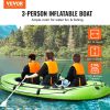 VEVOR 3-Person Inflatable Boat | PVC Raft Kayak