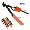 10x Fire Starter Flint Steel Striker Kit – Ferro Rod Survival Camping Tool