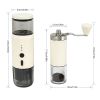 HAWOK Portable Espresso Maker & Manual Coffee Grinder Set | 80 ml Tank | Travel Coffee Kit