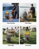 Camping Rocket Stove | Portable Wood & Charcoal Burner with Carry Bag