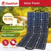 Flashfish 100 W 18 V Portable Solar Panel | Foldable Charger for Power Stations & Phones