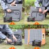Flashfish 200 W Portable Power Station + 60 W Solar Panel | 40800 mAh Generator Kit