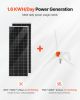 VEVOR 12V 400W Solar Wind Power Kit | 2×100W Solar Panels + 200W Wind Turbine with MPPT Controller