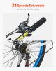 26-in Mountain Bike | Full Dual Suspension | 21 Speeds | Aluminum Frame