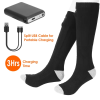 Rechargeable Heated Socks – 4-Level Electric Foot Warmers for Men & Women, Skiing & Cold Weather