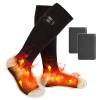 Rechargeable Heated Socks – 4-Level Electric Foot Warmers for Men & Women, Skiing & Cold Weather