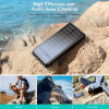 30000mAh Solar Power Bank | USB-A & USB-C Fast Charging Portable Charger