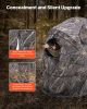 Single Person Portable Hunting Blind Ground Deer Duck Blind with Carrying Bag