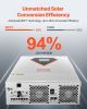 VEVOR Hybrid Solar Inverter, 3500W, All in One Pure Sine Wave Power Inverter Charger, 24V DC to Single-Phase 220/230V AC