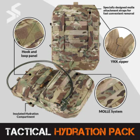 Tactical MOLLE Hydration Pack 3L | Outdoor Water Carrier