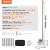 VEVOR Portable Wood Stove | Stainless Steel Tent Stove with 14×17 Shelves