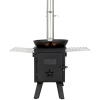 VEVOR Portable Wood Stove | 1400in³ Firebox, Alloy Steel Tent Stove