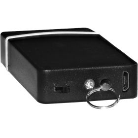 Fang Keychain Stun Gun – 60M Volt Rechargeable with Flashlight & Battery Meter (Option: Black)